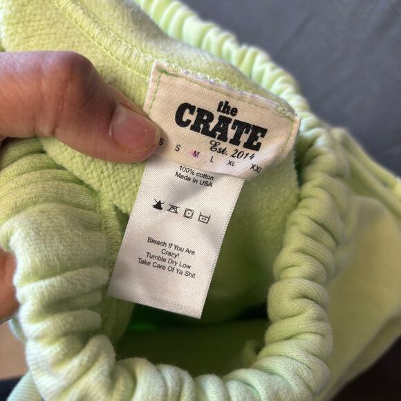 The Crate Heavyweight Sweatpants Joggers Streetwear Hype Skater Loungewear Cozy - Picture 3 of 16